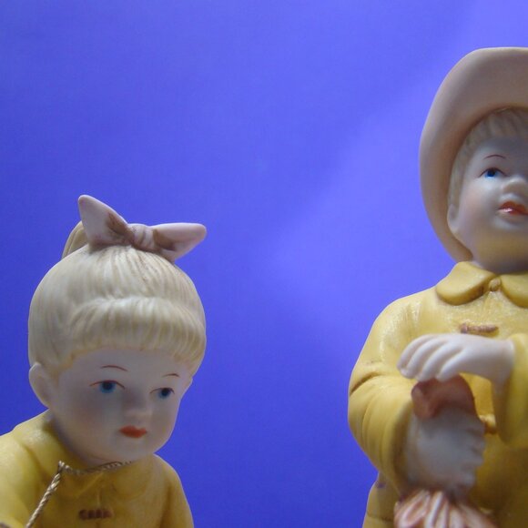 Home Interiors Denim Days Puddle Jumpers Figurine 1999 #88013-99 - Picture 8 of 16